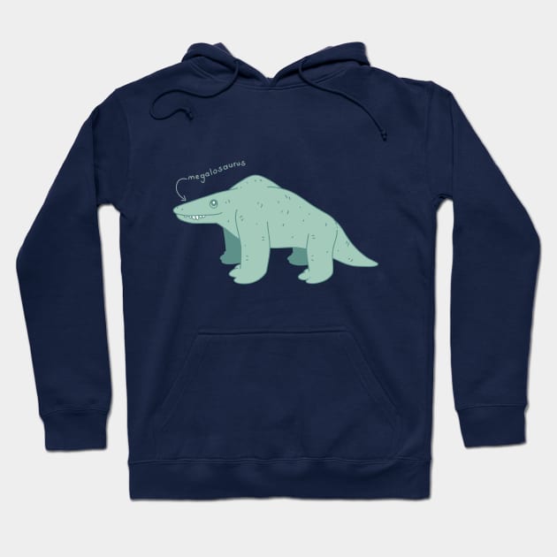 megalosaurus Hoodie by Trijucre